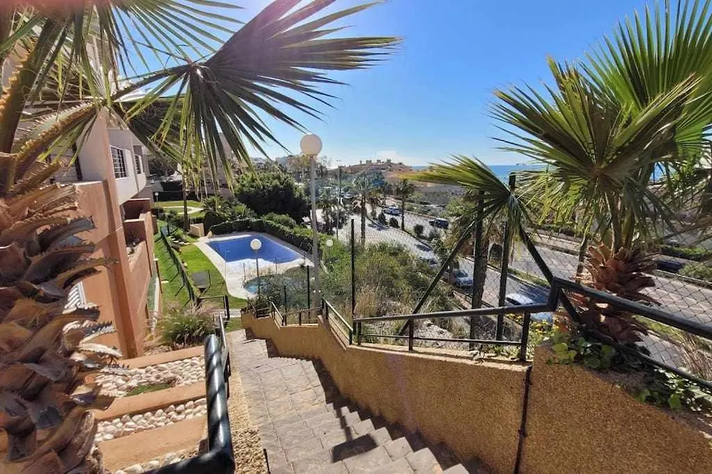 Timon Beach House Playa 70M Piscina Parking Benalmadena Apartment